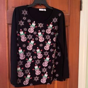 Black Christmas sweater